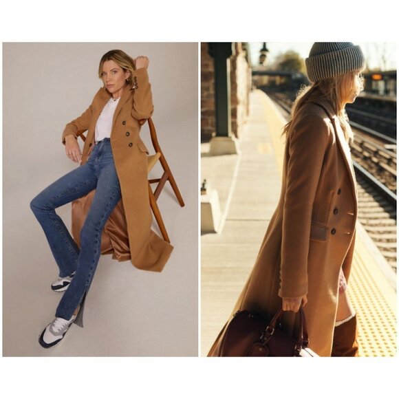 💕FAVORITE DAUGHTER💕 The Simon Coat ~ Camel Brown XS NWT - Picture 4 of 16